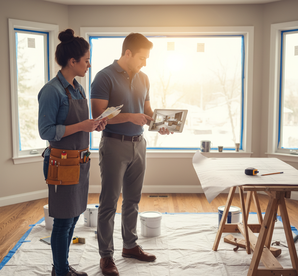 collaboration agent immo et artisan